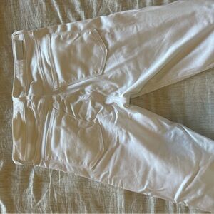 Abercrombie white skinny jeans size 6/waist 28
